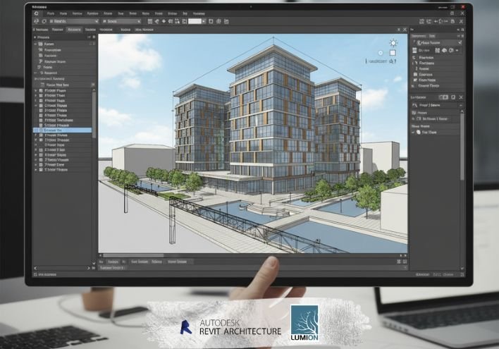 revit architecture_lumion